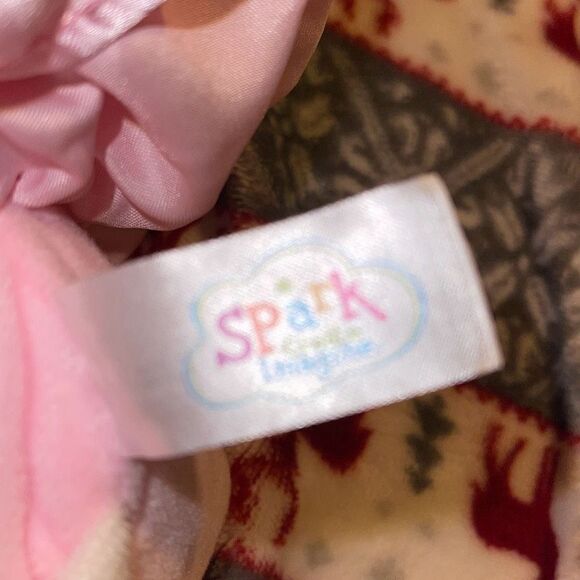 Spark Create Imagine Plush Dancing Ballerina Princess Pink Elephant Rattles - Picture 5 of 5